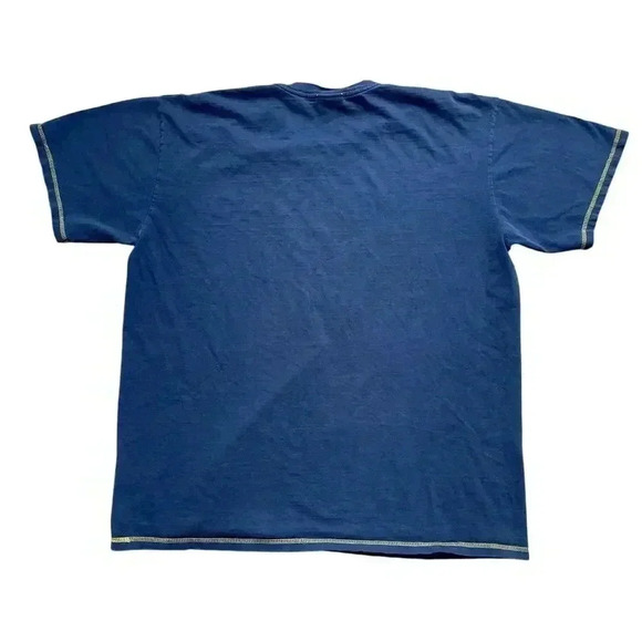 Vintage 90s Nike Streetwear Contrast Spellout Stitch Big Check T-Shirt Mens XXL - Picture 2 of 11